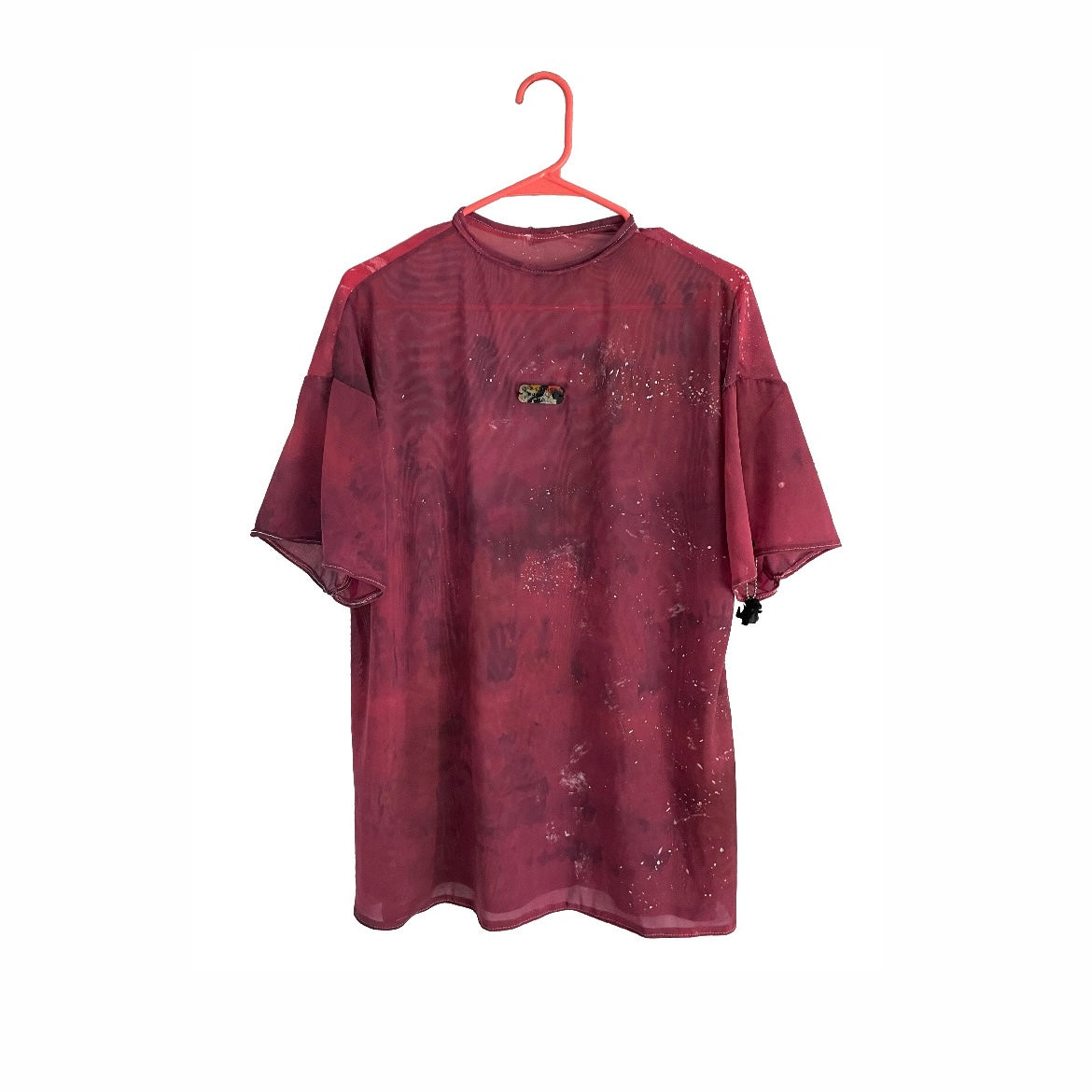 Men’s Magenta See Thru Tee