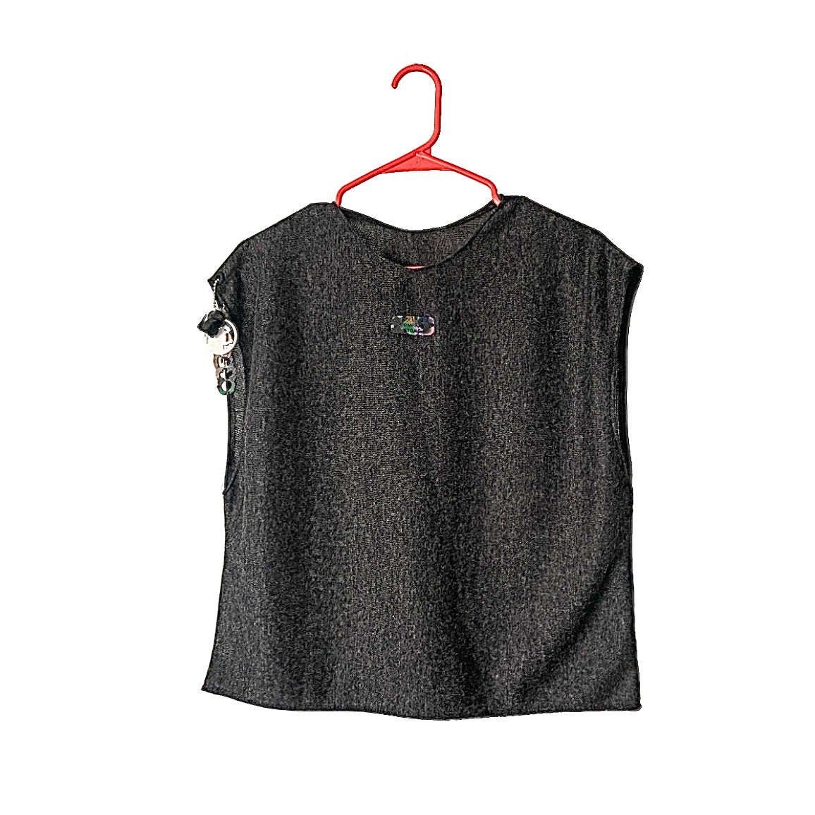 Men's sleeveless short length T
