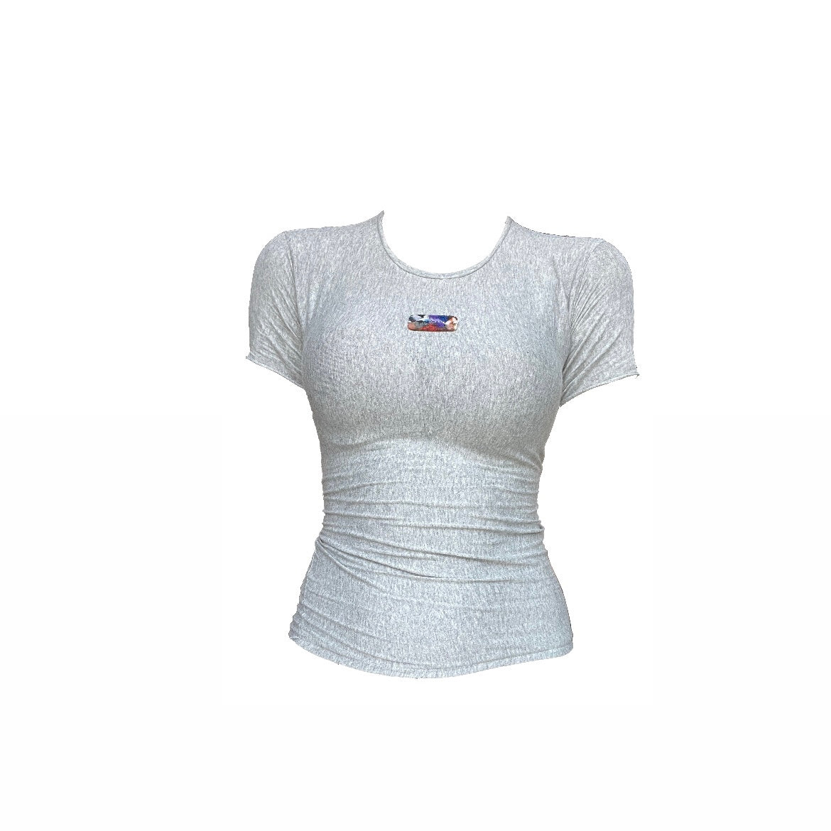 Fitted cropped T