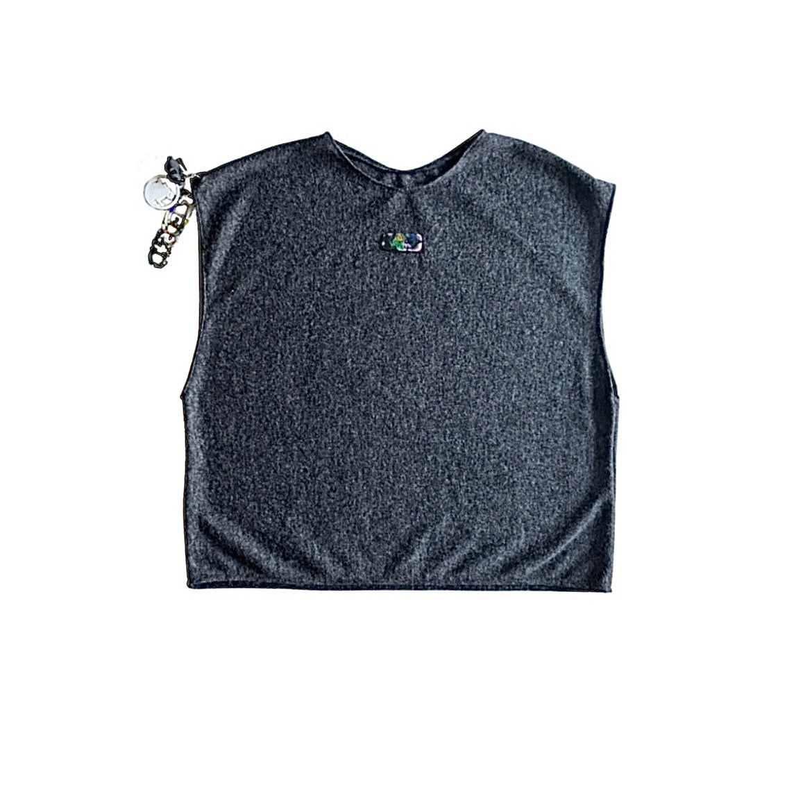 Men's sleeveless short length T