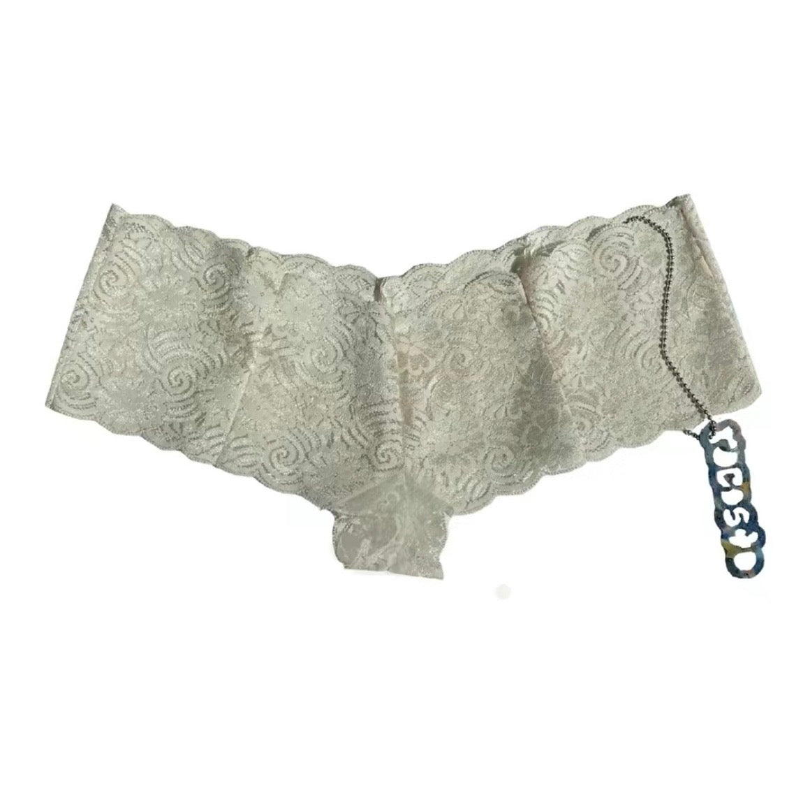 Beige lace panties