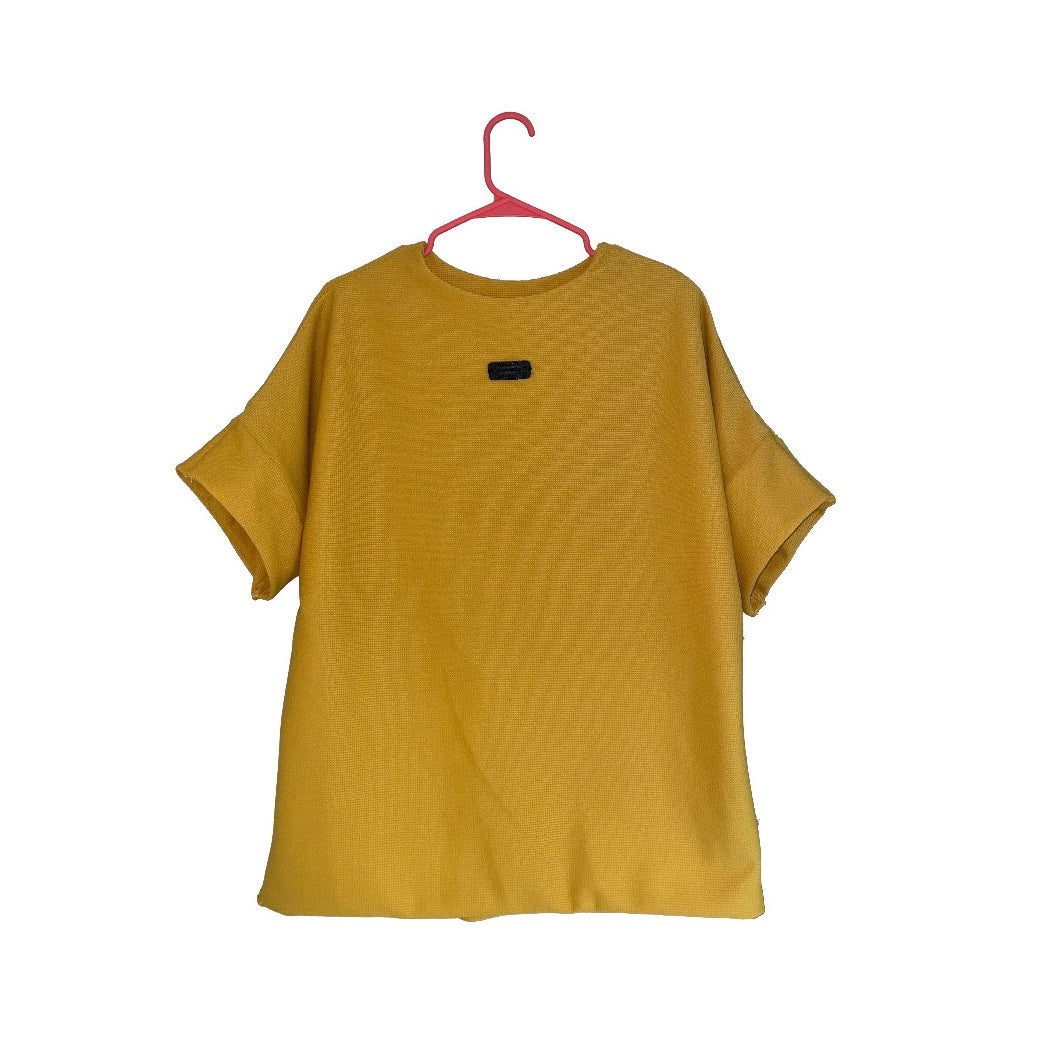 Men’s mustard fleece T