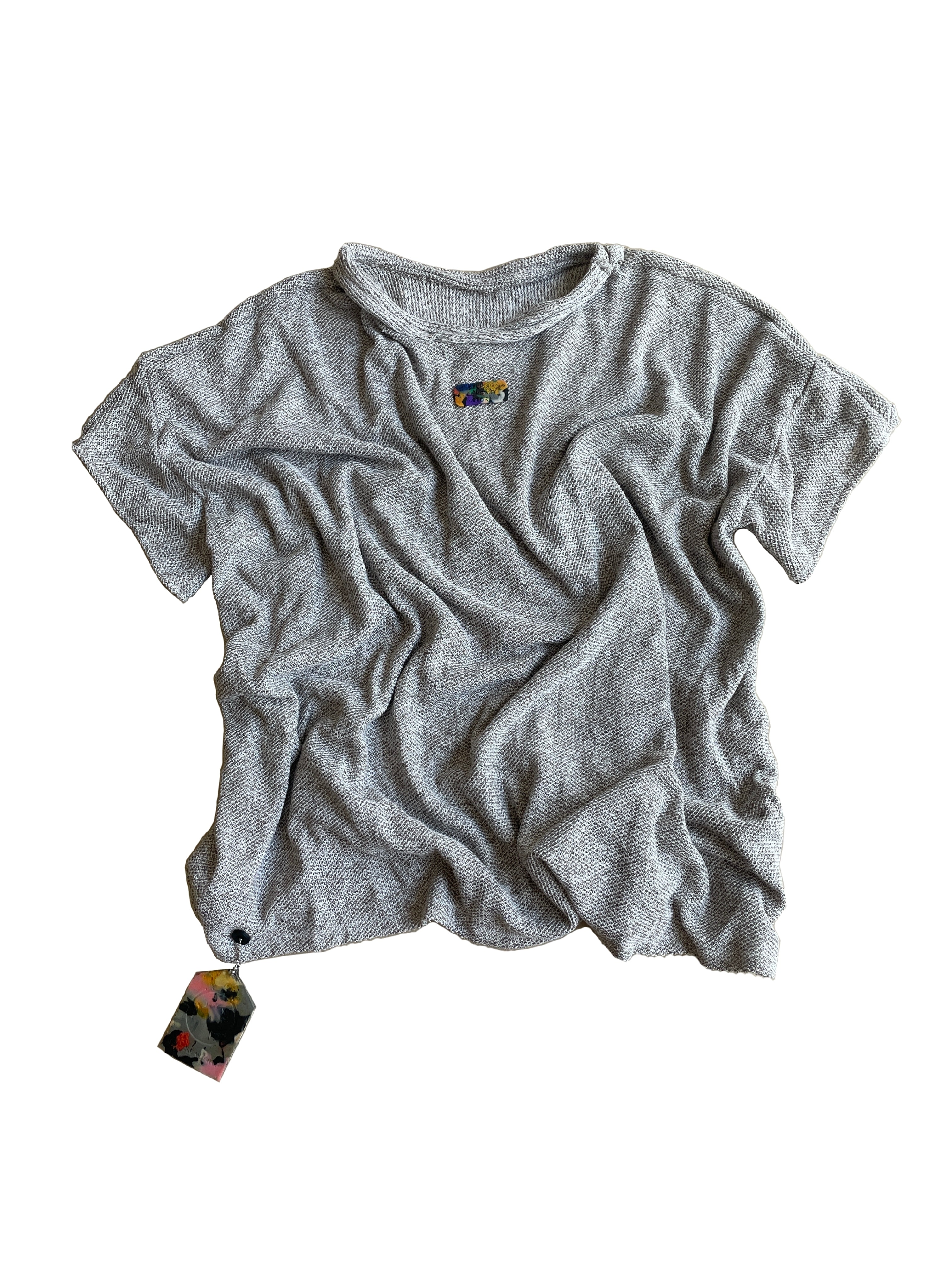 Men’s brown thin micro knitted T